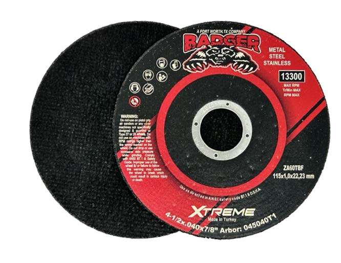 Badger | Xtreme Cutting Wheel | Zirconia | Type 1