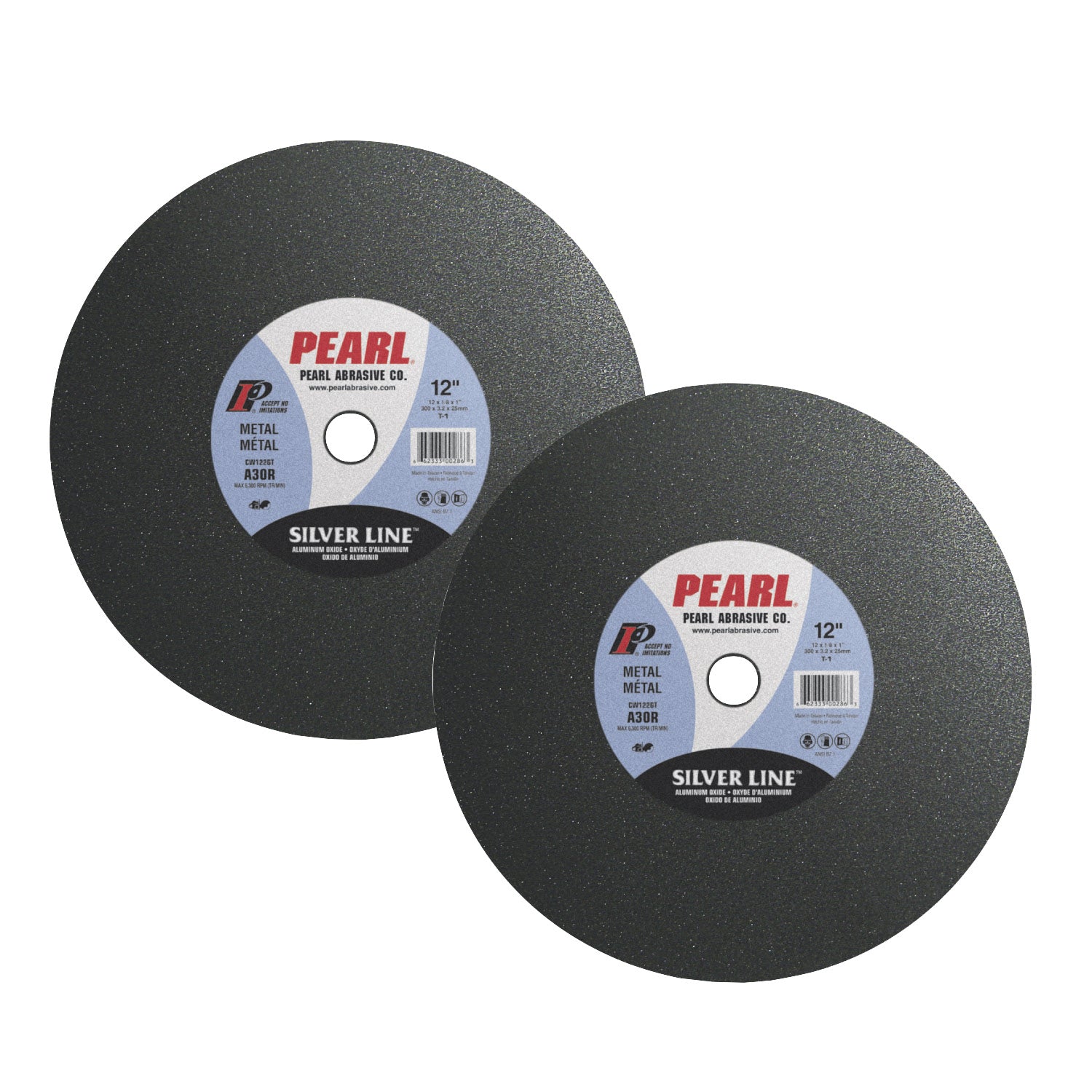 Pearl | Cutoff Wheel - High Speed Gas Powered Saws | Aluminum Oxide | SILVER LINE | Type 1