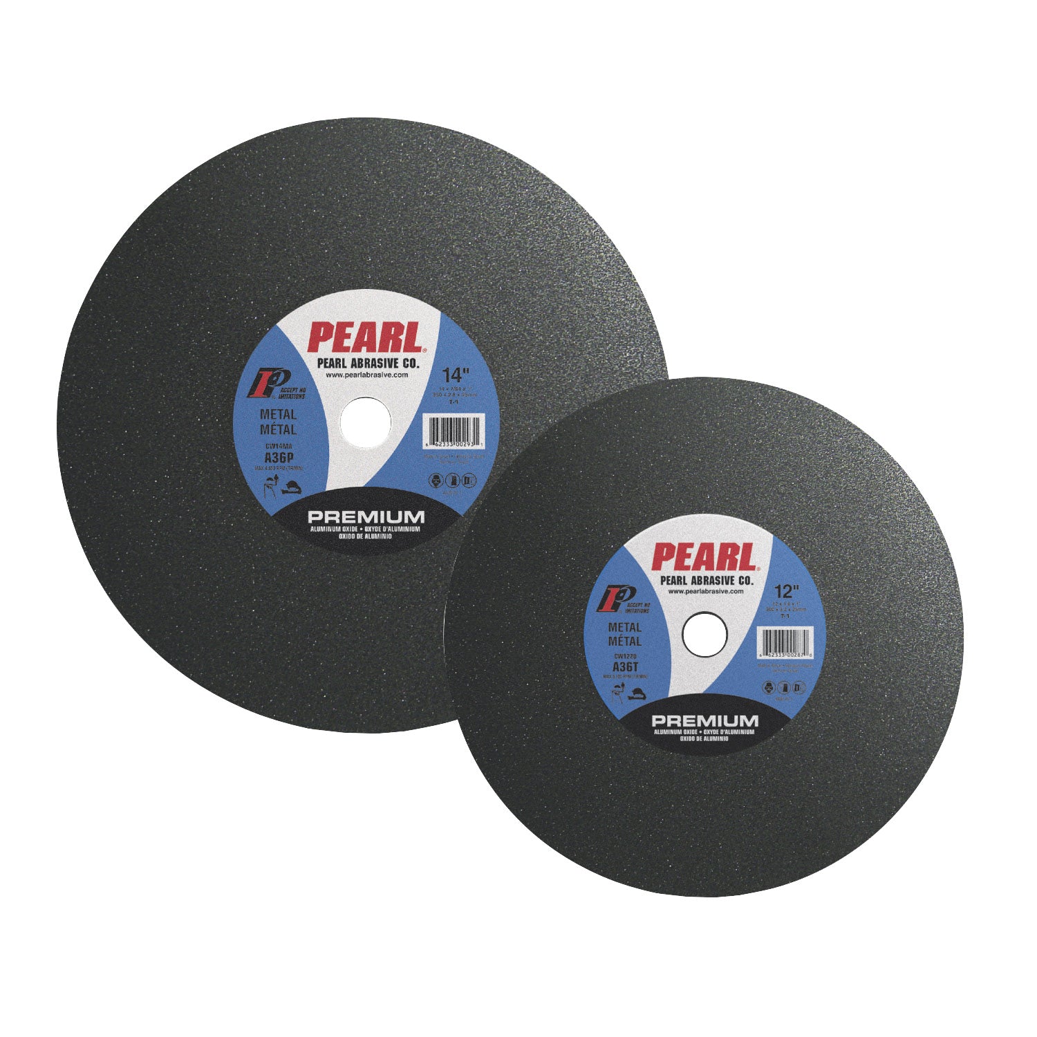 Pearl | Cutoff Wheel - Chop Saws/Stationary Saws | Aluminum Oxide | PREMIUM | Type 1