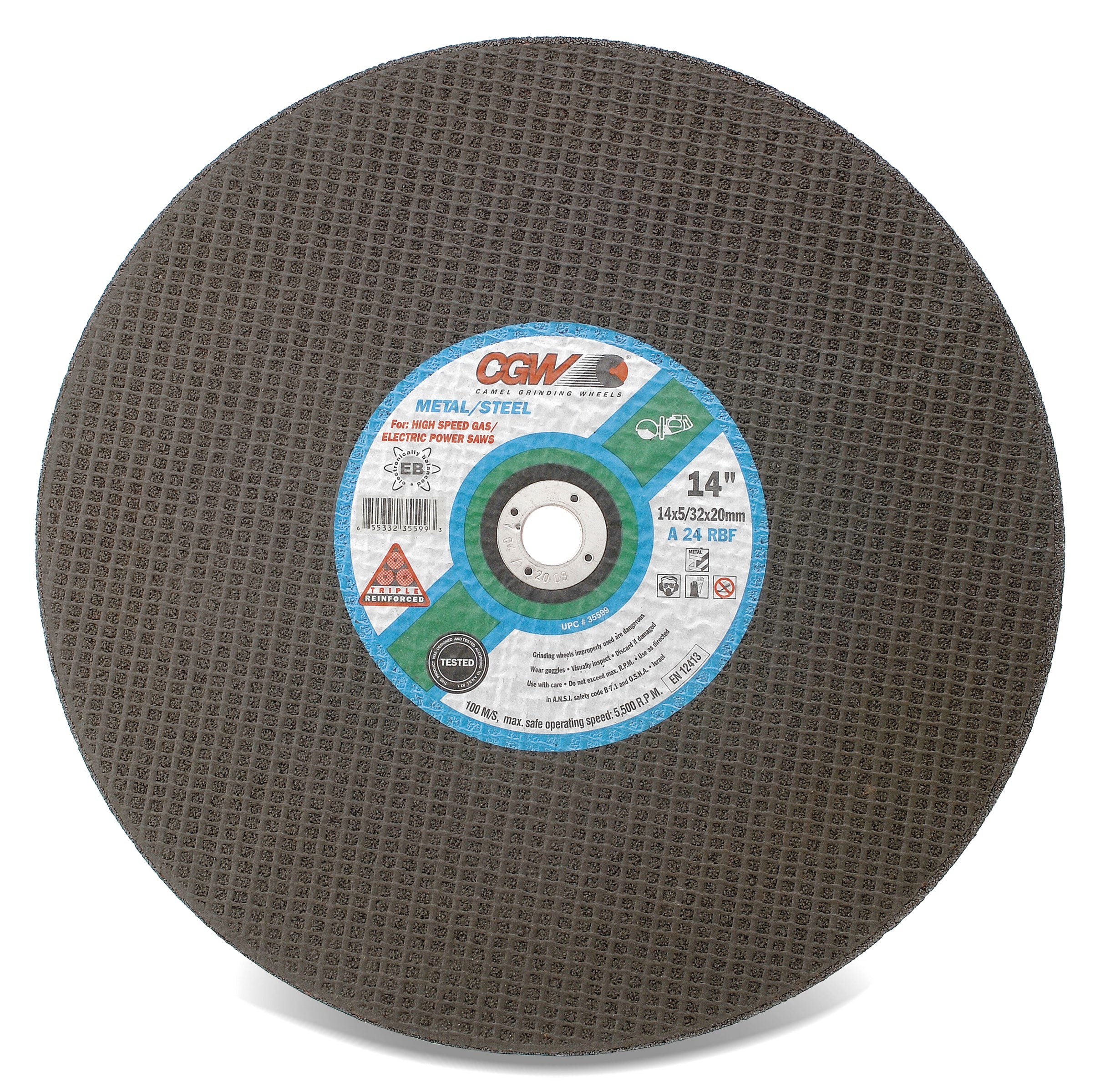 CGW | Cut-Off | High Speed Gas Saws | Aluminum Oxide | Type 1